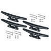 New Marine 4 Nylon Clamps in Black or White Various