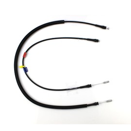 FORLETOR Car Door Latch Release Cable Extended Cab for Super Duty 99-07 Ford F250 F350 F450 F550,Rear Door Upper Lower L &R Door Latch Lock Cable (1 Set)