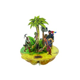 Santoro Pirouettes Treasure Island 3D Pop Up Card