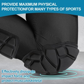 TUOYR Knee Pad Protective Calf Shin Guards For Adult Youth Leg Compression Sleeve Pad For Football Basketball Volleyball Soccer Protective Gear Calf Support Cuff With Anti-Slip Strip (1 Pair)