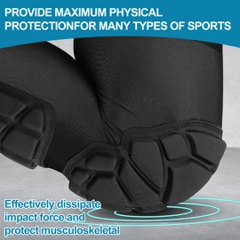 TUOYR Knee Pad Protective Calf Shin Guards For Adult Youth Leg Compression Sleeve Pad For Football Basketball Volleyball Soccer Protective Gear Calf Support Cuff With Anti-Slip Strip (1 Pair)