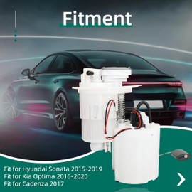 SP3087M Fuel Pump Module w/Sending Fit for Hyundai Sonata 2015-2019, Fit for Kia Optima 2016-2020, for Cadenza 2017, Electric Fuel Pump OE# P77058M 31110-D5500