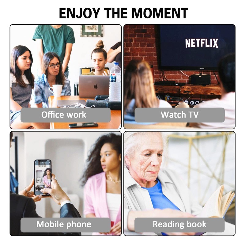 SIGVAN Ladies Reading Glasses Blue Light Blocking Spring Hinge Fashion