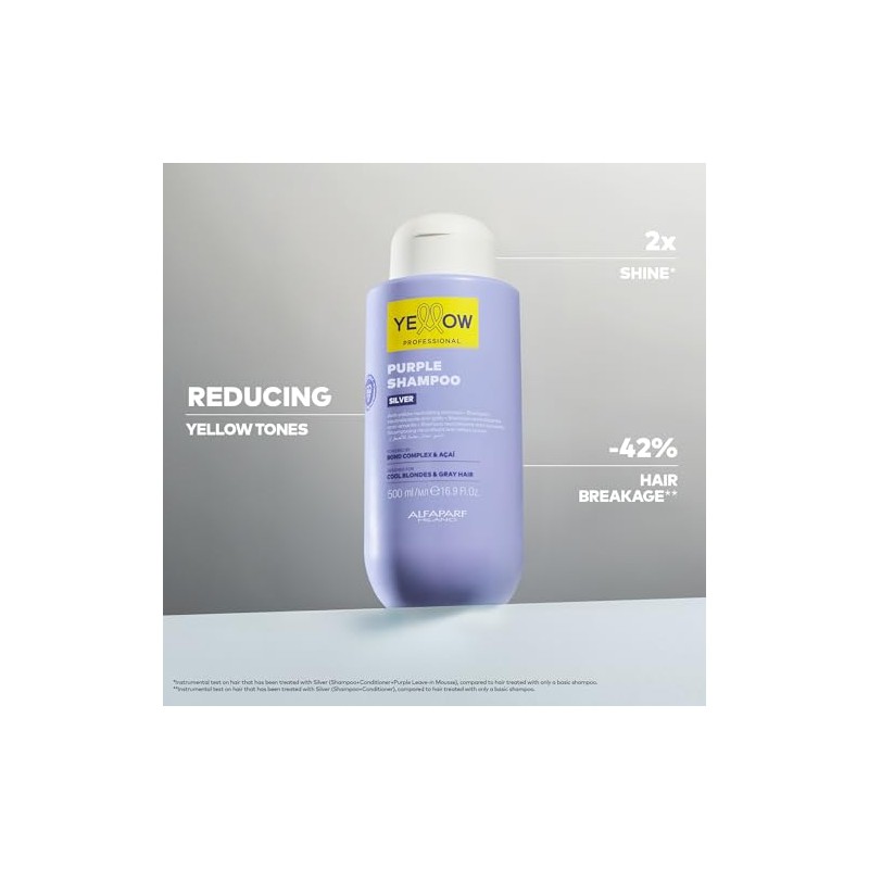 Yellow Professional Silver Purple Shampoo 500ml