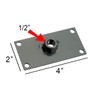 Raider CRP-1212 Placa de manivela de 1,27 cm Tuerca roscada