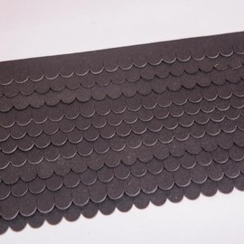 Generisch 2 Sets Roof Shingles Beaver Tail Mini (15mm)