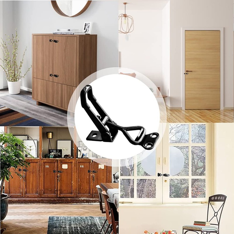 4 Pack Metal Toggle Latch,Box Closure Tension Lock Toggle Clamp