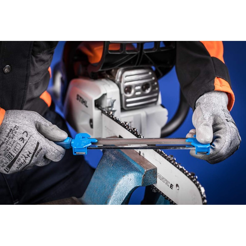 Pferd KSSG905,5 Chain Saw Sharpener, Silver/Blue, 90/5.5 mm
