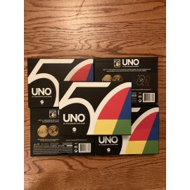 Mattel UNO 50th Anniversary Edition Card game Exclusive Gold Coin Mattel