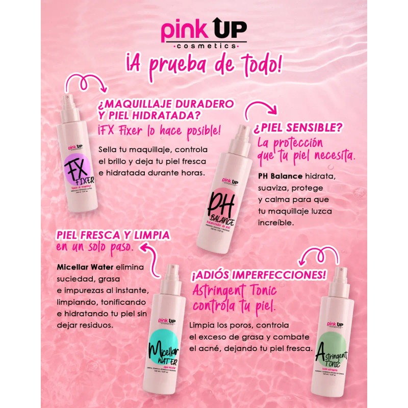 Fijador De Maquillaje Pink Up Fx Larga Duración