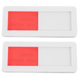 DIYEAH 2pcs Vacant Occupied Privacy Sign: Red Green Slider Indicator Sign Red and Green Sign for Office and Toilet