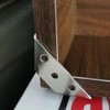 KtbeYTi 22 PCS Corner Bracket Stainless Steel Furniture Corner Connector