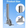 Heavy Duty Pivot Antenna Pole Mount Bracket, J-Pipe Solid Rustproof