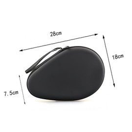 ブラックです防水防塵完全な保護卓球ラケットキャリーバッグ卓球ラケットケース保護ジッパーエンクロージャピンポンパドルカバーバットバッグ