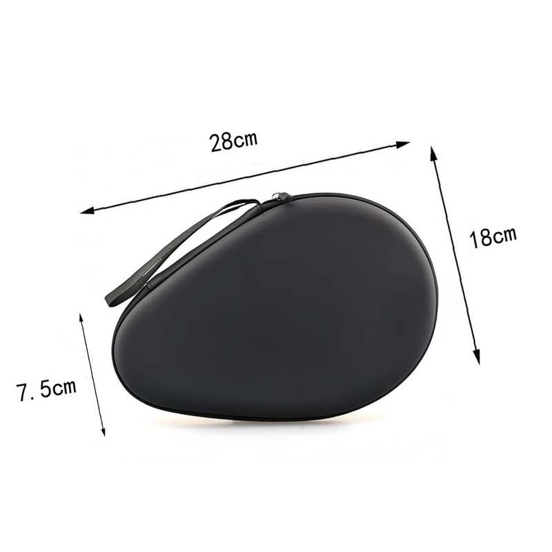 ブラックです防水防塵完全な保護卓球ラケットキャリーバッグ卓球ラケットケース保護ジッパーエンクロージャピンポンパドルカバーバットバッグ