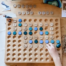 Kids Coding Activity - Screen Free Unplugged Coding - Learn to Code - Mini 1" - Tree Fort Toys - Made in Canada