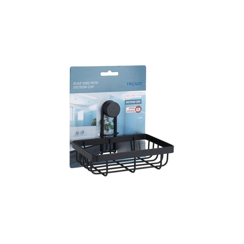 Envenzo Soap Dish Holder Wall Mounted Waterproof and Rustproof for