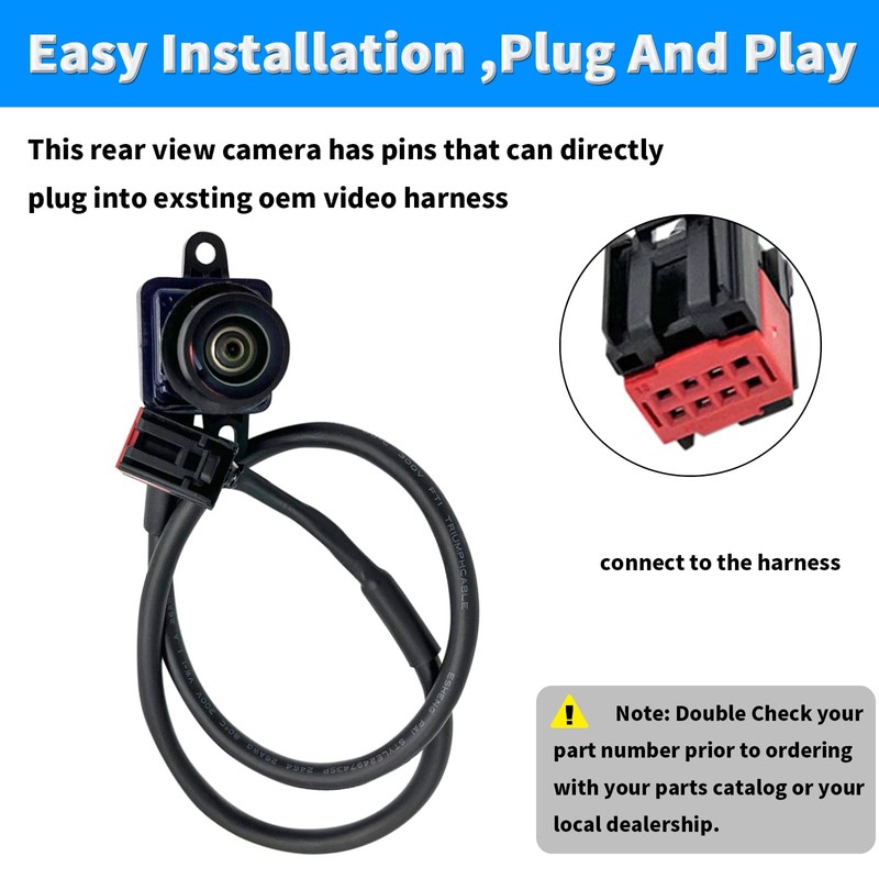 Rear View Back Up Camera Compatible with 2018-2021 RAM PROMASTER