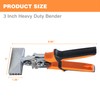 Jerax tools 3 inch Sheet Metal Hand Seamer Professional Design