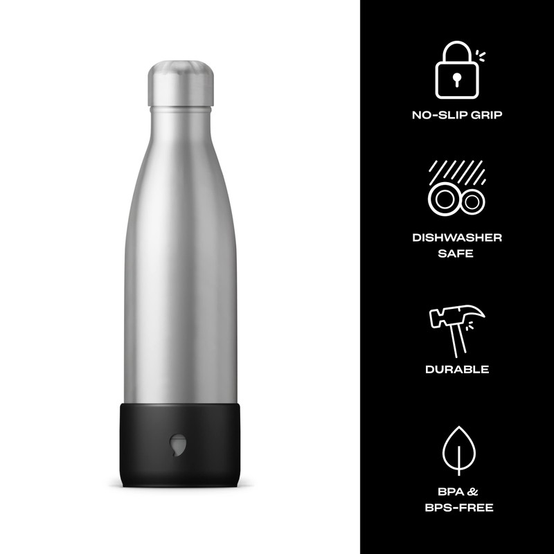 S'well Small Water Bottle Bumper Black Fits 17 ounces Bottles