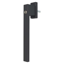 Dublin PSK Design Aluminium Patio Door Handle Lockable – Powder Coated, Colour: Grey RAL 7016 (Matte), Pin Length: 40 mm