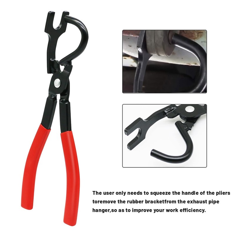 Exhaust Hanger Removal Tool Rubber Bracket and Exhaust Hanger Separation