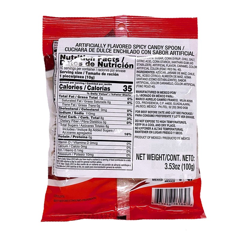 MDM SPOONS WITH TAMARIND CANDY (CUCHARAS)24CT 8.47 BAG