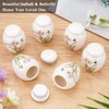 SOITIS 6 Pack Small Urns for Human Ashes Keepsake Daffodil