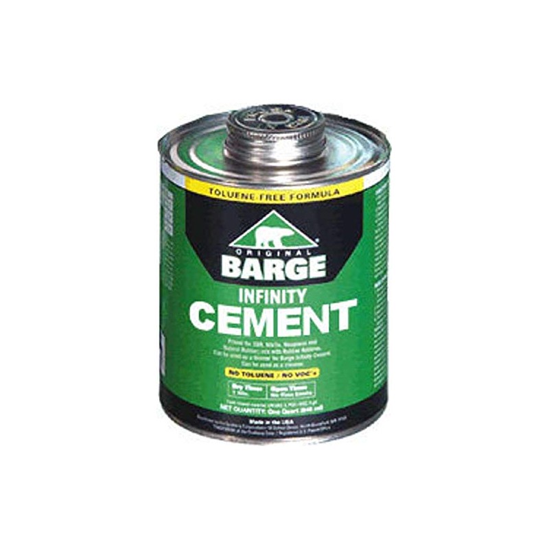 JWONG Barge Infinity Cement All Purpose Clear One Quart