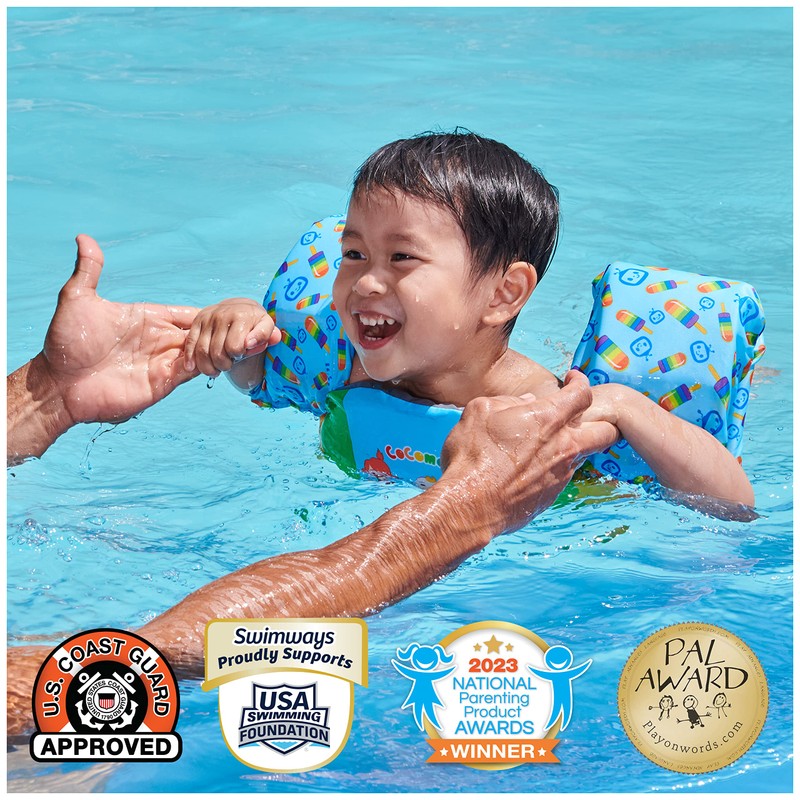 SwimWays Cocomelon Swim Trainer, US Coast Guard Approved Life Vest