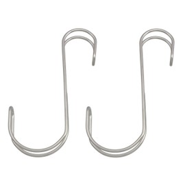 High Logic 95351 TQOOL Horizontal Stabilizing S-Shaped Hook, Large, 5.7 inches (145 mm), Stainless Steel, Pack of 2
