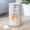 something different Silver Pillar Crackle Burner