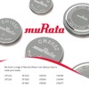 Murata CR1216 Battery DL1216 ECR1216 3V Lithium Coin Cell (5