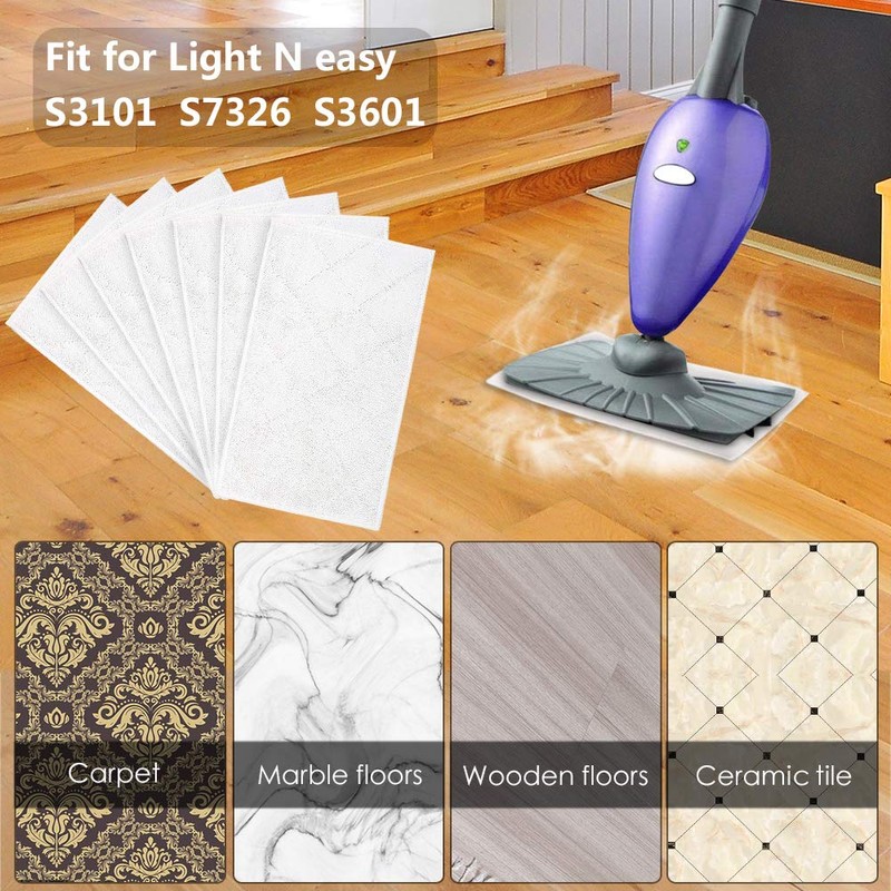 VCLENA Cleaning Mop pad Replacement Pads for Light N Easy