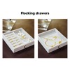 5 Drawers Acrylic Earring Holder Dustproof Storage Display Transparent Acrylic