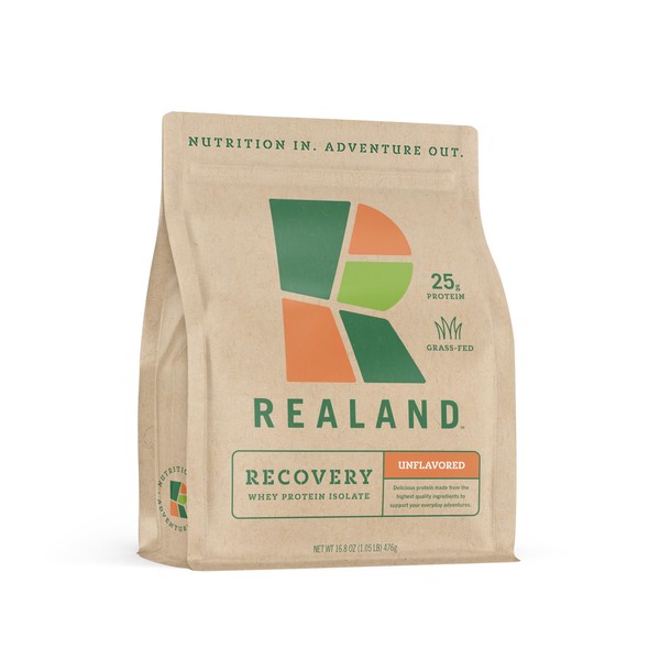 Realand Whey Protein Isolate - Grass-Fed Protein Powder for Recovery