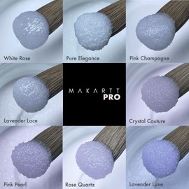 MakarttPro Acrylic Powder -The Enchanted Collection- 56g/2oz, Set of 8 Colors for Nail Extension | Professional Acrylic Nail Cover Powder for Private Nail Technicians, 8 x 56g Combo Pack