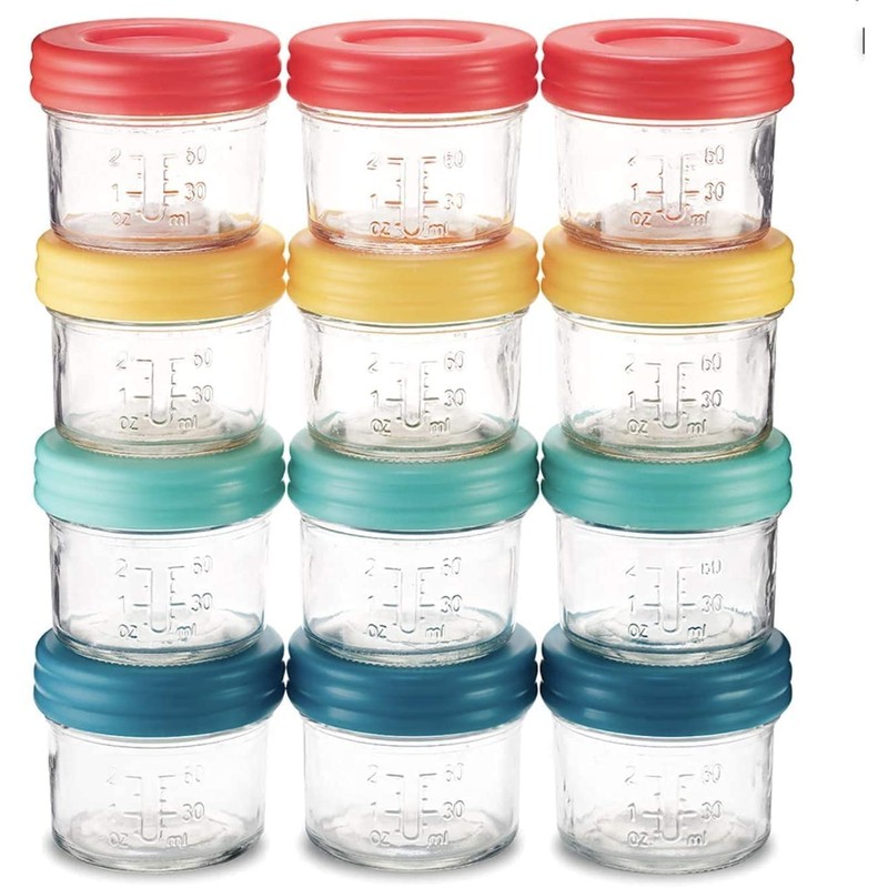 Mason Jar Storage for Breastmilk (Mixed Jar Set (8 Pack))