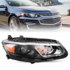 TUSDAR Halogen Headlights Assembly Fit 2016 2017 2018 Chevy Malibu