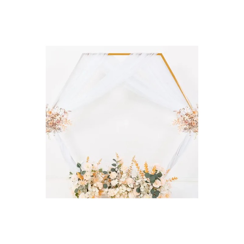 Rollo De Tela De Organza Para Decoración De Boda 1.6x10m