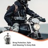 Motorcycle Guardian Bell, Angel Guardian Riding Bell with Chain, Stainless