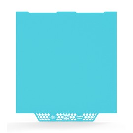 BIQU CryoGrip Pro Glacier Panda Build Plate for Any-Cubic Kobra 3 Combo 3D Printer, 250x250mm Double Sided Fine Textured Spring Steel Sheet