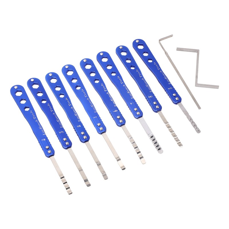 8Pcs Pickup Tool Stainless Steel High Accuracy Single Hook Pick