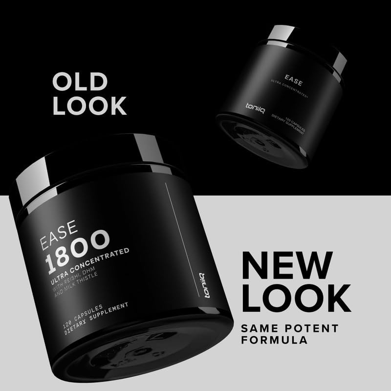 Toniiq Ease with DHM - Full Liver Support for a