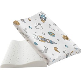 Kids Pillow Toddler Youth 2 Year old3 Bed for Neck Small Pillows for Pillows for Sleeping Bedroom Memory Foam (Aged 8 to 16(23.6''x13.8''x2.7-3.5'')