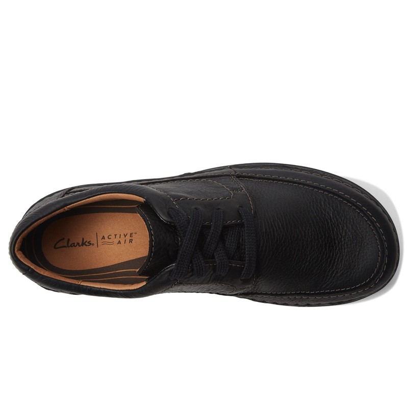 Clarks Nature 5 Lo Black Leather 8 D (M)