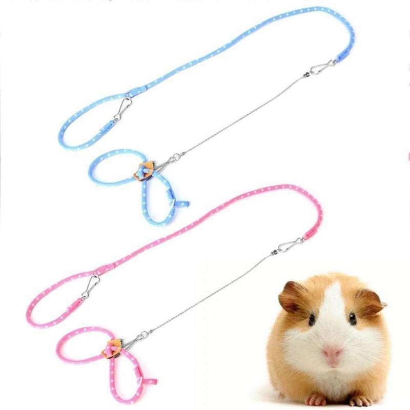 Gammaeon Small Hamster Harness Rope, Pet Hamster Rat Mouse Ferret