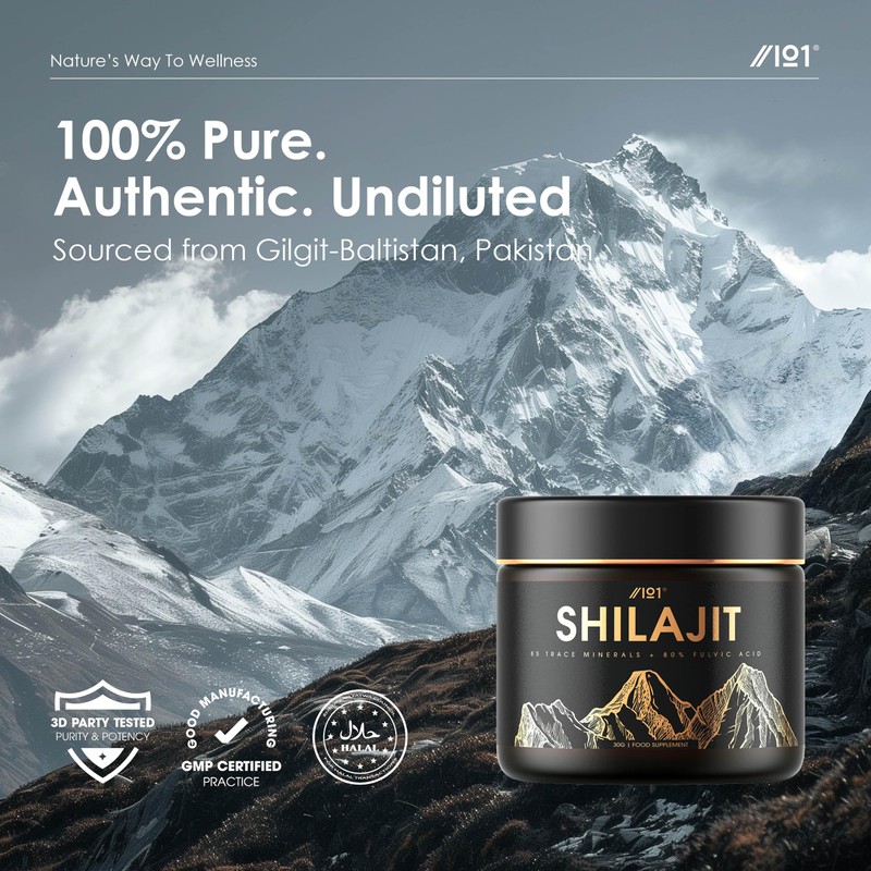 Himalayan Shilajit Resin 50g – Gold Grade 100% Pure Gilgit-Baltistan