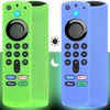 PINOWU [2 Pack] Pinowu Firestick Remote Cover Case (Glow in