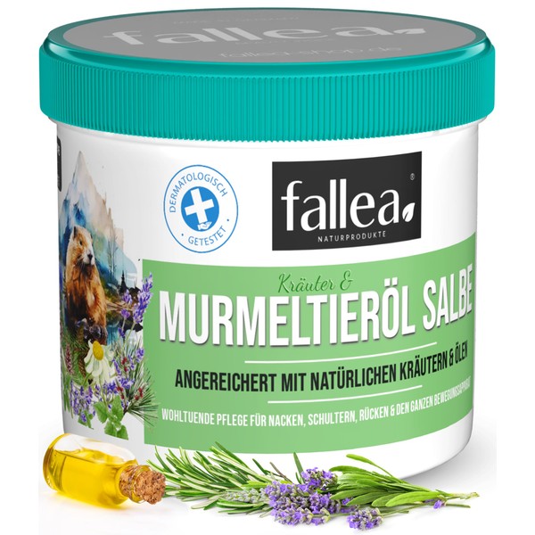 Pack of 3 Fallea Marmot Ointment Original Vital Care | Soothing Active Ingredient Mix of Camphor, Lavender Oil, Rosemary Oil | Marmot Fat Ointment | Marmot Oil Ointment